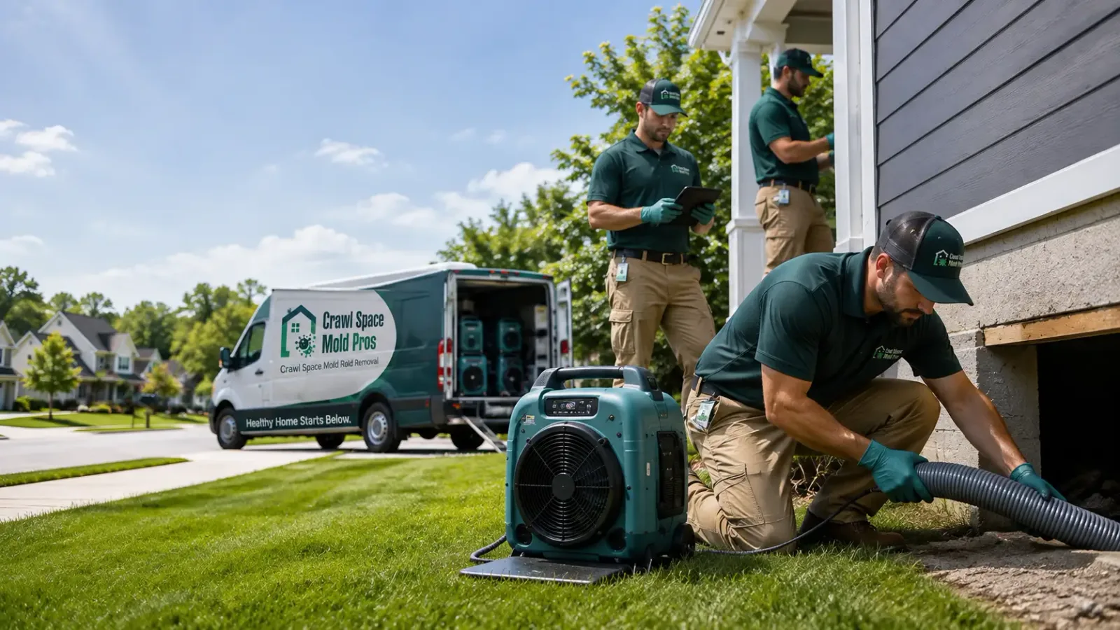 Crawl Space Mold Removal in Owensville, OH